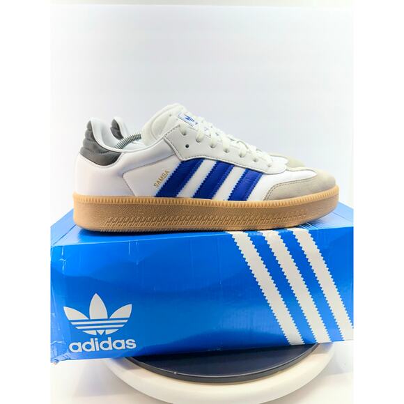 adidas Originals Samba‎ XLG Mens Size 11.5 Royal Blue White Gum Sneakers IE9182 main image 4